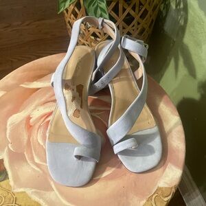 BCBGeneration Periwinkle velvet Strappy Sandals